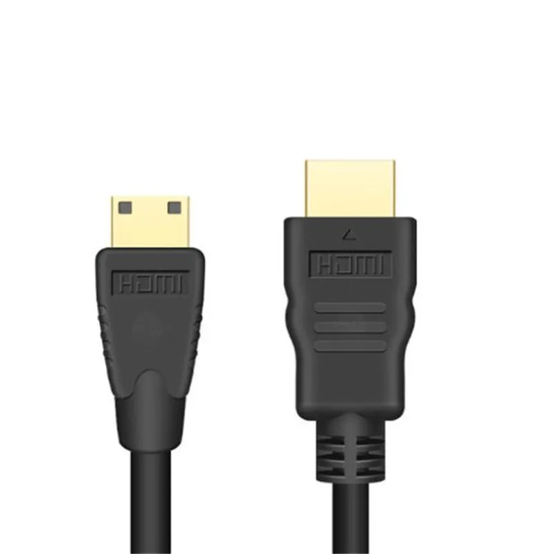 Mini HDMI to HDMI Cable 1080p 3D High Speed Adapter Gold Plated Plug for camera monitor projector notebook TV 1m/1.5m/2M/3M/5M