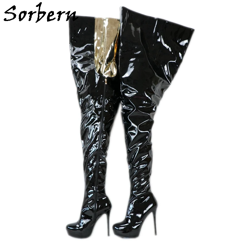 Sorbern Customized Wide Fit Boots Crotch High Waist Length High Heel Gays Drag Queen Boots Long Platform Shoes Sexy Play Fun
Sorbern Customized Wide Fit Boots Crotch High Waist Length High Heel Gays Drag Queen Boots Long Platform Shoes Sexy Play Fun