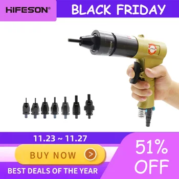 HIFESON Pneumatic Rivet Nut Gun Insert Threaded Pull Setter Riveters Riveting Nuts Rivnut Tool for M3 M4 M5 M6 M8 M10 M12 
HIFESON Pneumatic Rivet Nut Gun Insert Threaded Pull Setter Riveters Riveting Nuts Rivnut Tool for M3 M4 M5 M6 M8 M10 M12