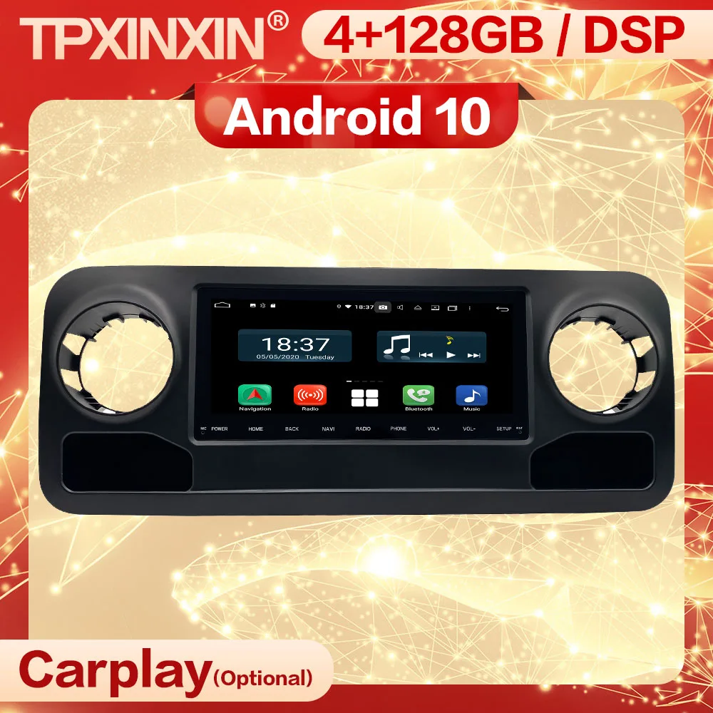 128GB Multimedia Android Player Auto Car Radio Stereo For Benz Spinway Sprinter 2019 2020 2021 GPS Navi Video Receiver Head Unit
128GB Multimedia Android Player Auto Car Radio Stereo For Benz Spinway Sprinter 2019 2020 2021 GPS Navi Video Receiver Head Unit