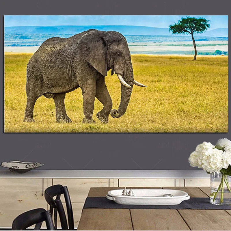 Lonely Elephant African Wild Animals Canvas Painting Scandinavian Posters and Prints Cuadros Wall Art Pictures For Living Room
Lonely Elephant African Wild Animals Canvas Painting Scandinavian Posters and Prints Cuadros Wall Art Pictures For Living Room