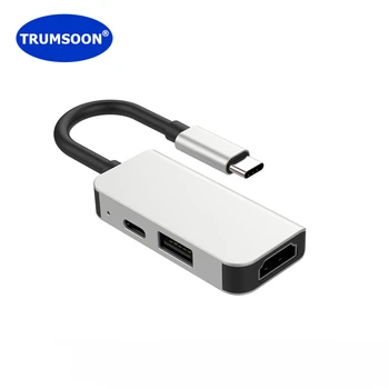 TRUMSOON Type C to HDMI 4K USB C USB 3.0 Adapter Cable for Macbook iPad Pro Xiaomi 10 Samsung S9 Dex Huawei P20 Projector TV
TRUMSOON Type C to HDMI 4K USB C USB 3.0 Adapter Cable for Macbook iPad Pro Xiaomi 10 Samsung S9 Dex Huawei P20 Projector TV