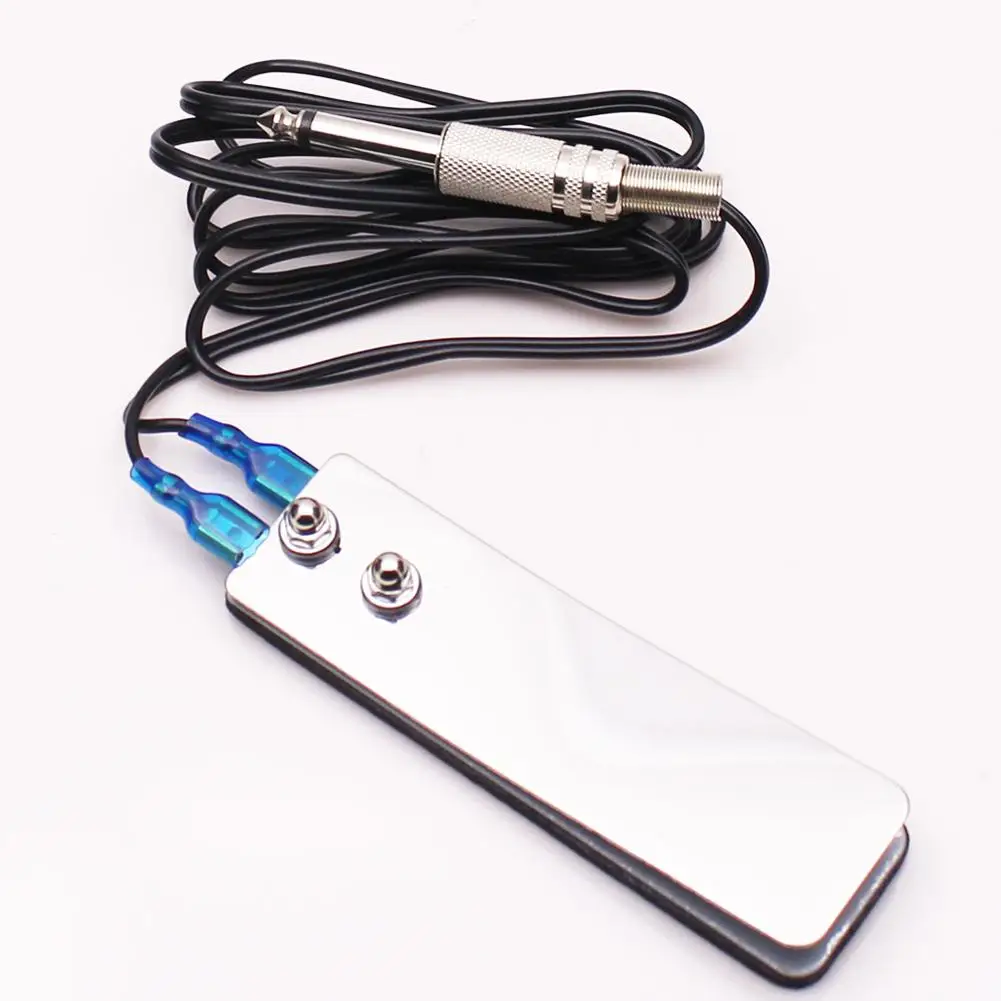Нержавеющая сталь татуировки педаль переключатель Mic Plug машина крюк линии