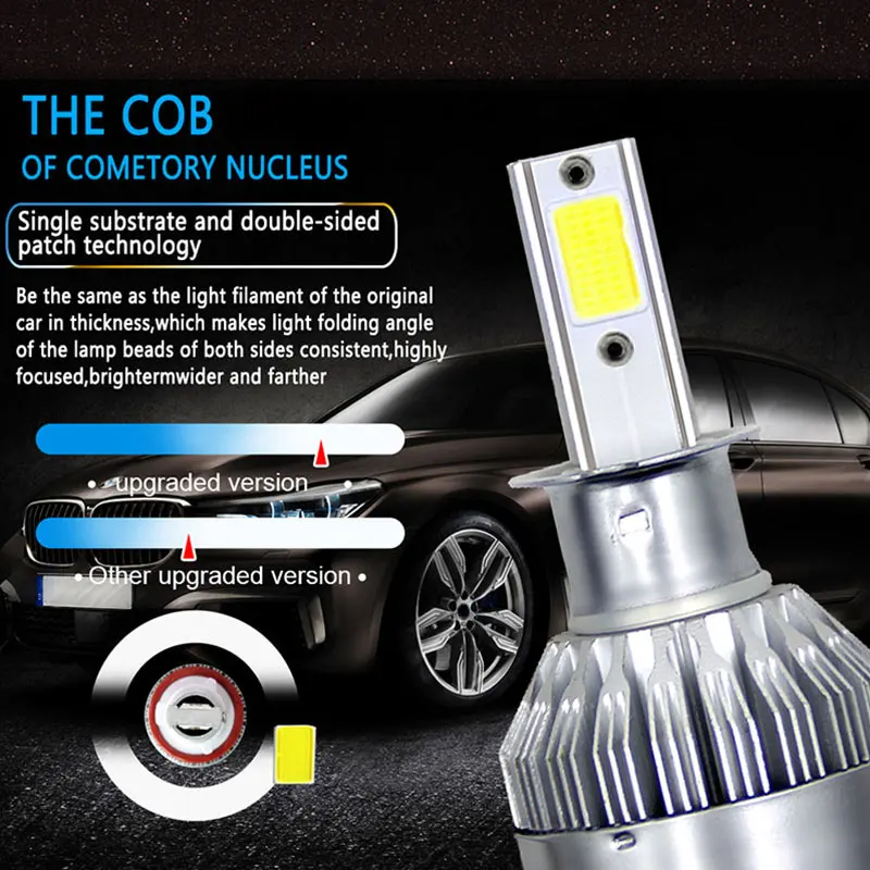 LED Fog Light H3 High Power Car Led Headlight Bulbs LED Headlight Super Bright Auto
LED Fog Light H3 High Power Car Led Headlight Bulbs LED Headlight Super Bright Auto