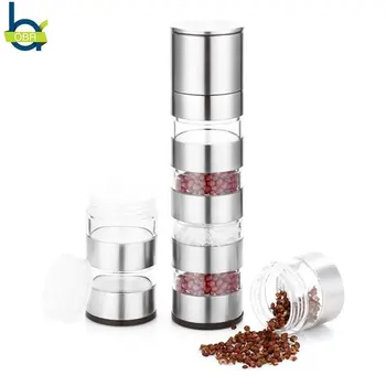 OBR Manual Pepper Grinder Stainless Steel Multi-layer Salt Pepper Mill Spice Grinder Spice Storage Seasoning Cruet Kitchen Tools
OBR Manual Pepper Grinder Stainless Steel Multi-layer Salt Pepper Mill Spice Grinder Spice Storage Seasoning Cruet Kitchen Tools
