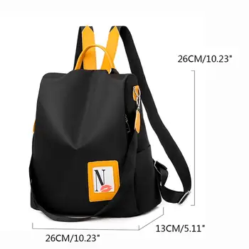 Women Ladies Tote Shoulder Backpack Bags Fashion Mixedcolor Waterproof Stylish Simple Wild Casual H1
Women Ladies Tote Shoulder Backpack Bags Fashion Mixedcolor Waterproof Stylish Simple Wild Casual H1