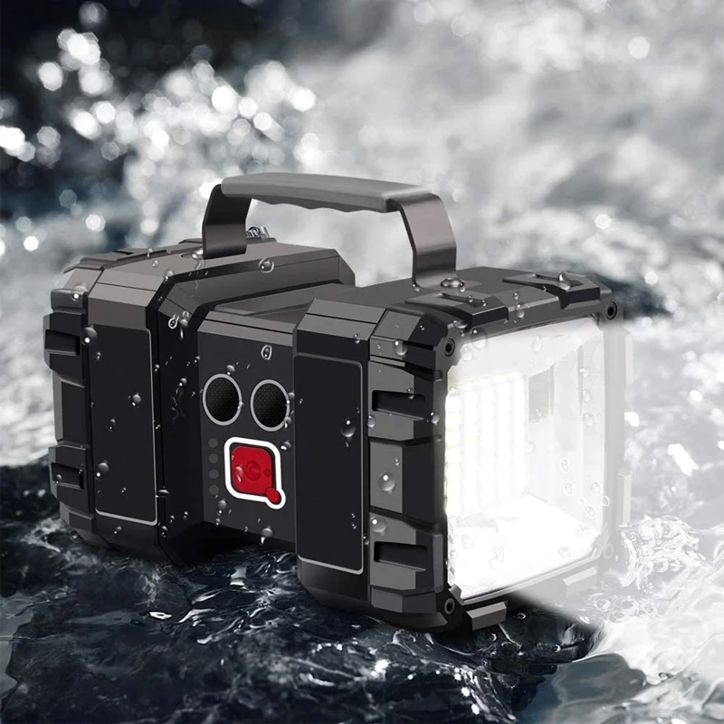 XHP70 Handheld LED Spotlight Super Bright LED Waterproof Rechargeable Double Head Searchlight Handheld Flashlight Work Light 40W
XHP70 Handheld LED Spotlight Super Bright LED Waterproof Rechargeable Double Head Searchlight Handheld Flashlight Work Light 40W