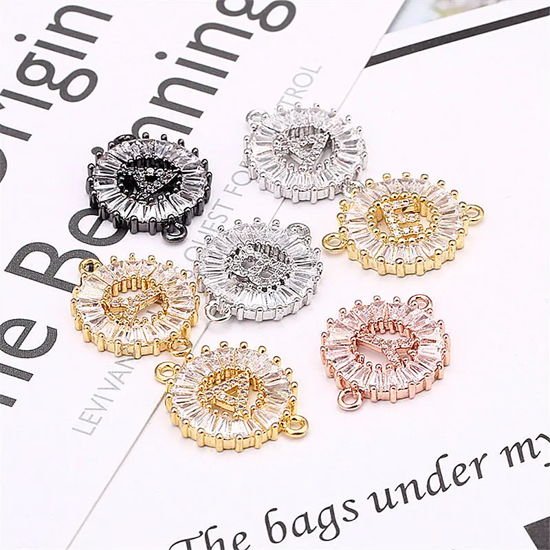 Cubic Zirconia 26 Letters Charm Bracelet Accessories Copper A-Z Initial Chain name Bracelets for Women Jewelry Adjustable
Cubic Zirconia 26 Letters Charm Bracelet Accessories Copper A-Z Initial Chain name Bracelets for Women Jewelry Adjustable
