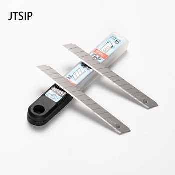 JTSIP Craft Knife Blade 10Pcs Snap Off Replacement Razor Blade Utility Knife Stationery Tools Paper Box Cutter Metal Knife Blade
JTSIP Craft Knife Blade 10Pcs Snap Off Replacement Razor Blade Utility Knife Stationery Tools Paper Box Cutter Metal Knife Blade