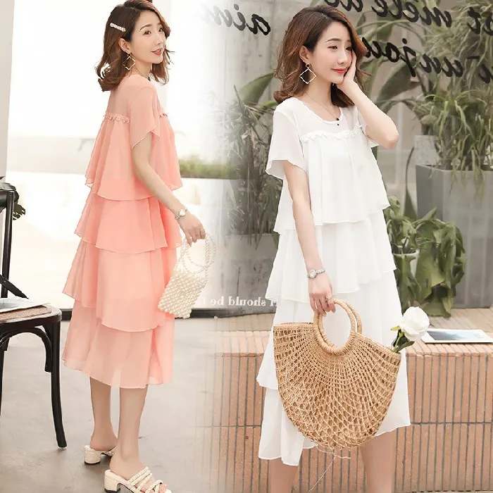 2019 New Style Fashion Fairy Immortal Fashion Chiffon Cake Dress Maternity Clothes Dress Summer Pregnancy Short Sleeve
2019 New Style Fashion Fairy Immortal Fashion Chiffon Cake Dress Maternity Clothes Dress Summer Pregnancy Short Sleeve