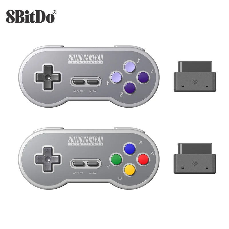 8BitDo SN30 2.4G Wireless Controller Gamepad with 2.4G Wireless Dongle for Original SNES/S FC (SN Edition) - Super NES
8BitDo SN30 2.4G Wireless Controller Gamepad with 2.4G Wireless Dongle for Original SNES/S FC (SN Edition) - Super NES