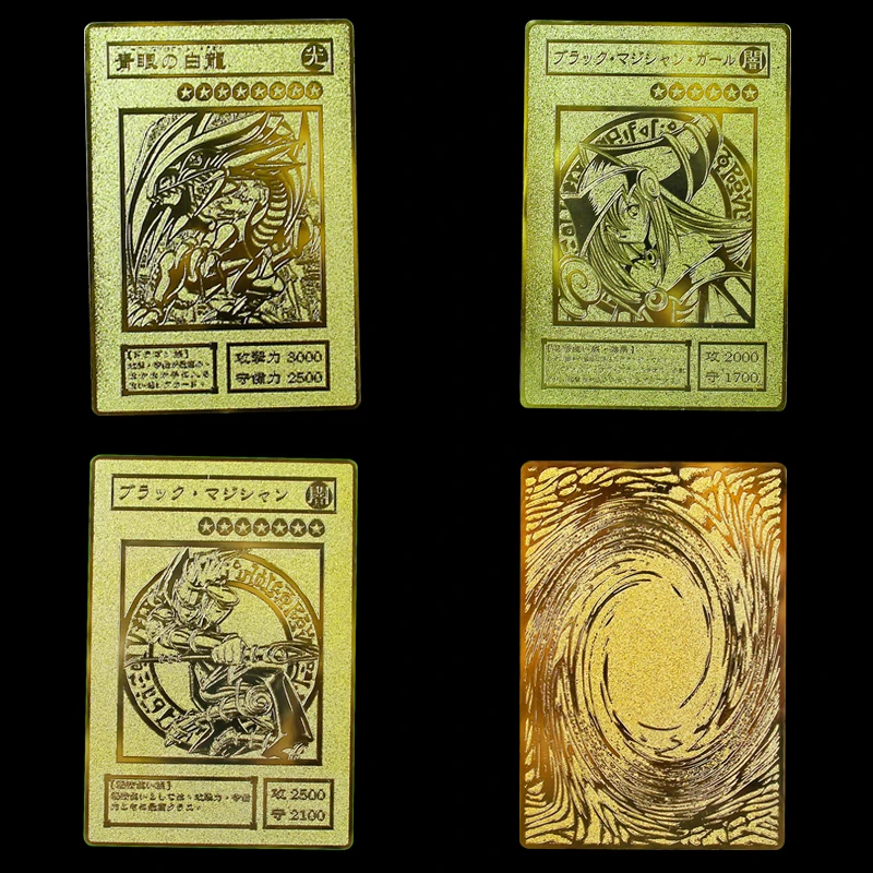 Yibei Fairy Tale Toy CityYu-Gi-Oh! Metal Card Japanese Gold Blue Eyes  White Dragon Ultimate Dragon Full Collectible Children's Toy Gift |  Daraz.com.bd