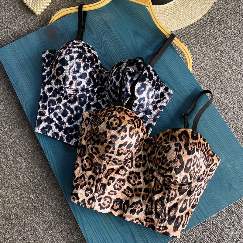 Sexy Leopard Bustiers Women's Push Up Chest Binder Bra Over Corsets Vintage Bust Corset Top Cropped Night Club Femme Bralette
Sexy Leopard Bustiers Women's Push Up Chest Binder Bra Over Corsets Vintage Bust Corset Top Cropped Night Club Femme Bralette