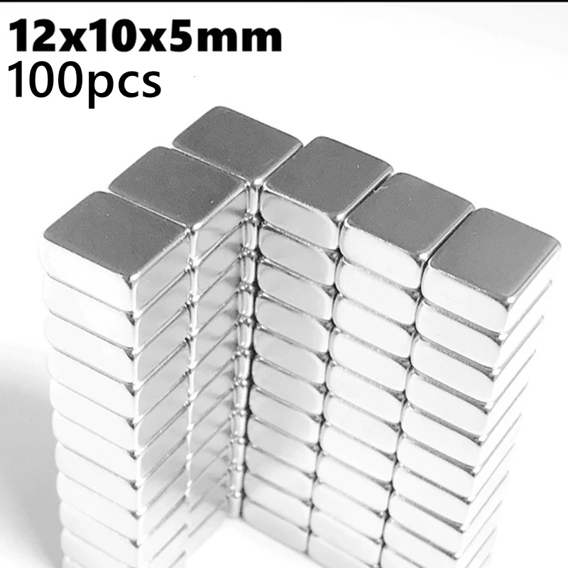 Neodymium Magnets Strong Magnetic 100pcs 12mm x 10mm x 5mm NdFeB 12*10*5 N35 Rare Earth Super Powerful Block Board Magnet
Neodymium Magnets Strong Magnetic 100pcs 12mm x 10mm x 5mm NdFeB 12*10*5 N35 Rare Earth Super Powerful Block Board Magnet