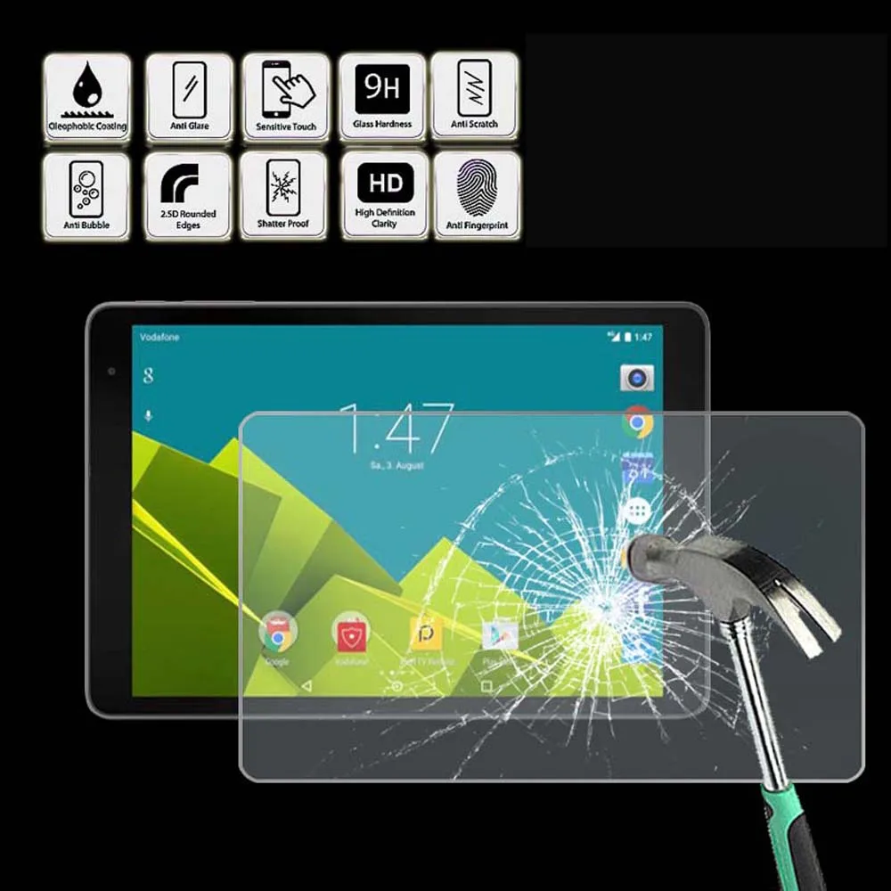 For Vodafone Tab Prime 6 9.7 Inch Tablet Ultra Clear Tempered Glass Screen Protector Anti Fingerprint Proective Film
For Vodafone Tab Prime 6 9.7 Inch Tablet Ultra Clear Tempered Glass Screen Protector Anti Fingerprint Proective Film