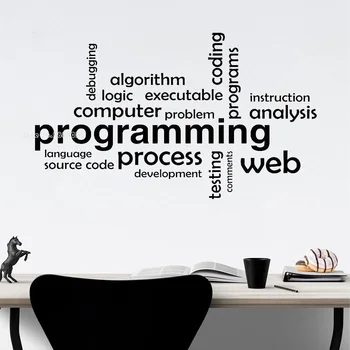 Programming Words Wall Decals Process Teamwork Vinyl Wall Sticker Fine Decor The Company Office Lettering Wall Decoration LL833
Programming Words Wall Decals Process Teamwork Vinyl Wall Sticker Fine Decor The Company Office Lettering Wall Decoration LL833