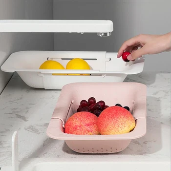 Nordic PP Adjustable Drain Rack Dish Rack Vegetable Basket Solid Color Fashion Household Kitchen Storage Box Fruit Bowl
Nordic PP Adjustable Drain Rack Dish Rack Vegetable Basket Solid Color Fashion Household Kitchen Storage Box Fruit Bowl