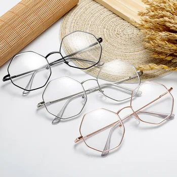 Vintage Anti Blue light Glasses Frame Round Lens Optical Mirror Simple Metal Women Men Transparent Fashion Eyewear Frames
Vintage Anti Blue light Glasses Frame Round Lens Optical Mirror Simple Metal Women Men Transparent Fashion Eyewear Frames