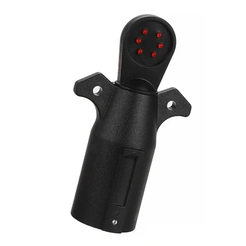 Mayitr 1pc 7-Way LED Blade Trailer Light Wiring Circuit Tester Round Adapter Pin Plug RV For Circuit Continuity Tests
Mayitr 1pc 7-Way LED Blade Trailer Light Wiring Circuit Tester Round Adapter Pin Plug RV For Circuit Continuity Tests