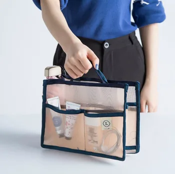 2020 New Solid Color Simple Mesh Protable Large Capacity Handle Multi Pockets Cosmetic Bag Handlebag Bag In Bag
2020 New Solid Color Simple Mesh Protable Large Capacity Handle Multi Pockets Cosmetic Bag Handlebag Bag In Bag