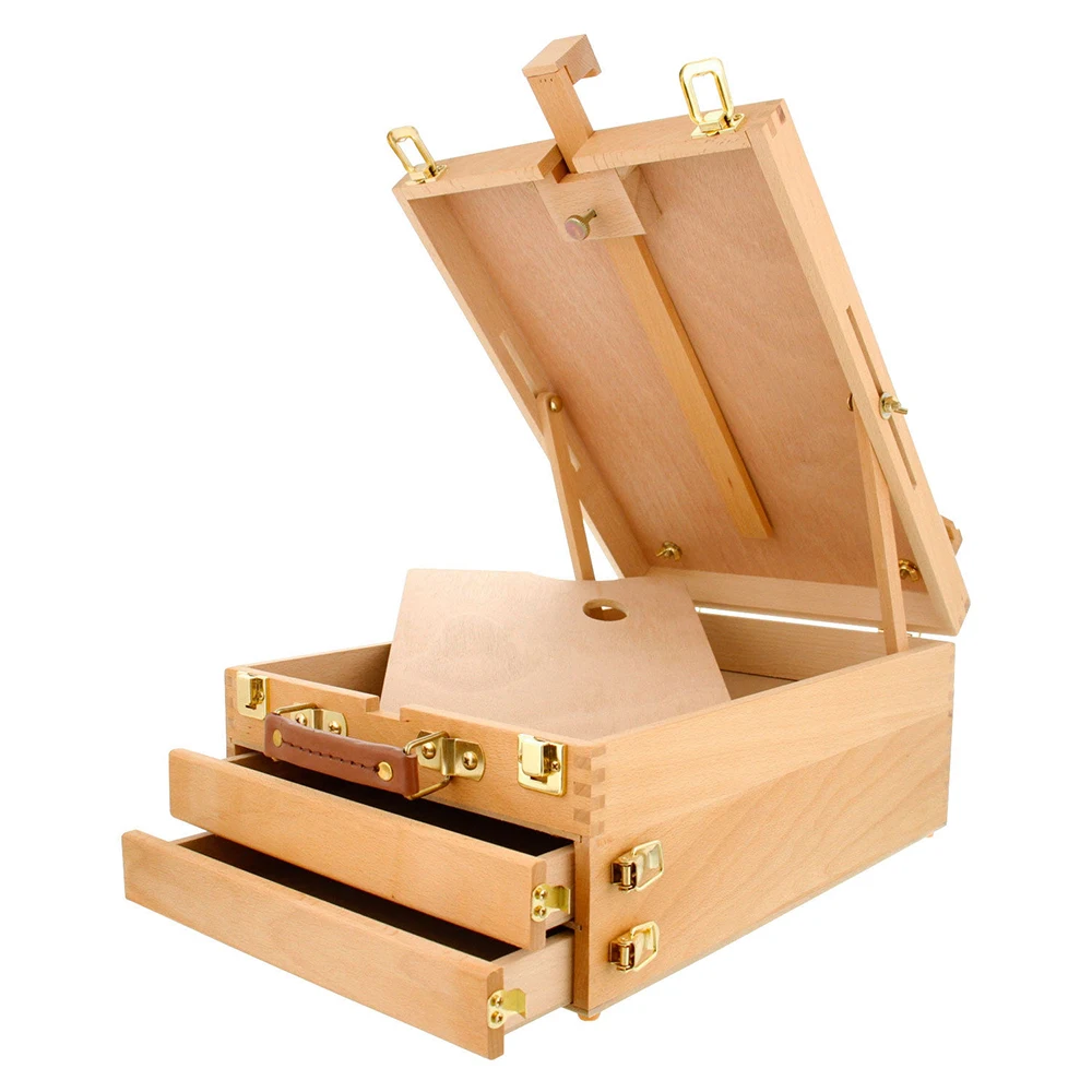 HBX-30 Portable Place Draw Paint Box Desktop Beech Paint Box Multi-function 3 Layers Drawer Design Paint Case
HBX-30 Portable Place Draw Paint Box Desktop Beech Paint Box Multi-function 3 Layers Drawer Design Paint Case