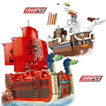 Pirates King Sailing Ship Boat Building Blocks Luffy Zoro Nine Snakes Meri Battleship ONE PIECE Anime Birthday Gifts Kids Toys
Pirates King Sailing Ship Boat Building Blocks Luffy Zoro Nine Snakes Meri Battleship ONE PIECE Anime Birthday Gifts Kids Toys