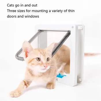 Intellgent Control 4 Way Safe Cat Gate Doors ABS Animal Small Pet Cat Dog Door Pet Supplies Flap Door Pet Kitten door
Intellgent Control 4 Way Safe Cat Gate Doors ABS Animal Small Pet Cat Dog Door Pet Supplies Flap Door Pet Kitten door