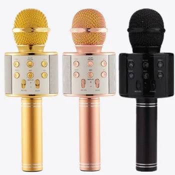 FGHGF mikrofon WS858 Bluetooth Wireless Condenser Magic Karaoke Microphone Mobile Phone Player MIC Speaker Record Music
FGHGF mikrofon WS858 Bluetooth Wireless Condenser Magic Karaoke Microphone Mobile Phone Player MIC Speaker Record Music