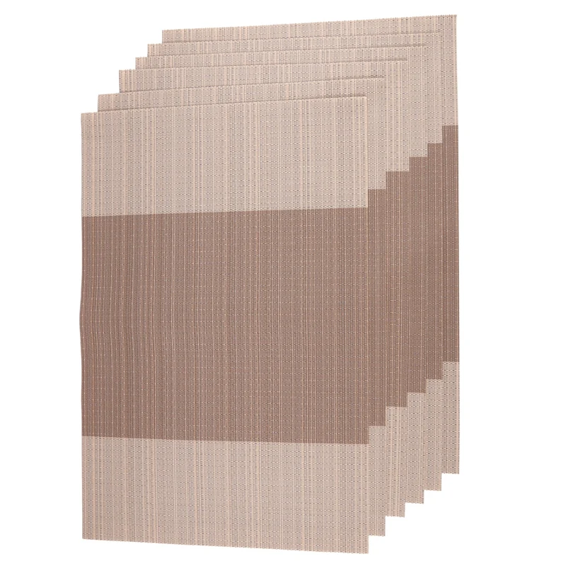 6Pcs Placemats Kitchen Dinning Table Place Mats Non-Slip Dish Bowl Placement Heat Stain Resistant Table Decorative Mats
6Pcs Placemats Kitchen Dinning Table Place Mats Non-Slip Dish Bowl Placement Heat Stain Resistant Table Decorative Mats