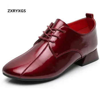 Hot selling 2019 New Autumn Square Head Deep Mouth Women Low Heel Shoes Cowhide Patent Leather Shoes Woman Shoes Large Size 43
Hot selling 2019 New Autumn Square Head Deep Mouth Women Low Heel Shoes Cowhide Patent Leather Shoes Woman Shoes Large Size 43
