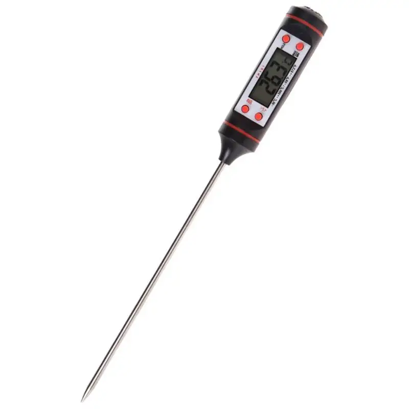 Kitchen Tools Thermometer Digital Meat Cooking BBQ Food Thermometer Cooking Stainless Steel Foldable Probe Meat With Battery
Kitchen Tools Thermometer Digital Meat Cooking BBQ Food Thermometer Cooking Stainless Steel Foldable Probe Meat With Battery
