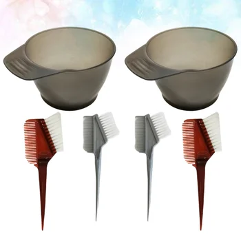 6Pcs Hair Coloring Tools Color Mixing Bowls Hairdressing Tinting Containers Hair Dye Comb Set (Random Color 2Pcs Bowls 4Pcs Comb
6Pcs Hair Coloring Tools Color Mixing Bowls Hairdressing Tinting Containers Hair Dye Comb Set (Random Color 2Pcs Bowls 4Pcs Comb