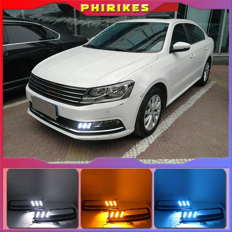 1 Pair LED DRL Daytime Running Light for Volkswagen VW Lavida 2015-2017 with Yellow Trun Signal Light Blue Night Lamp
1 Pair LED DRL Daytime Running Light for Volkswagen VW Lavida 2015-2017 with Yellow Trun Signal Light Blue Night Lamp