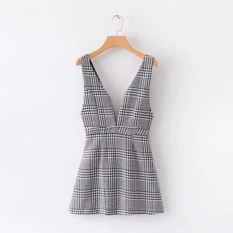 Europe And America Spring New Style Slim Fit Slimming Versatile Thousands of Birds Sleeveless Woolen Cloth Vest Skirt Dress Shor
Europe And America Spring New Style Slim Fit Slimming Versatile Thousands of Birds Sleeveless Woolen Cloth Vest Skirt Dress Shor