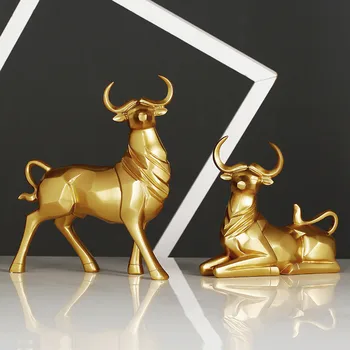 NEW 2020 BULL STATUE FIGURINE MODERN ABSTRACT GEOMETRIC STYLE RESIN CATTLE ANIMAL LARGE STATUE HOME DECORATION ACCESSORIES
NEW 2020 BULL STATUE FIGURINE MODERN ABSTRACT GEOMETRIC STYLE RESIN CATTLE ANIMAL LARGE STATUE HOME DECORATION ACCESSORIES