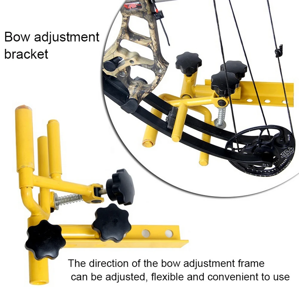 Adjustable Bow Bracket Archery Parallel Bow Vise Support Bow Stand Regulator on For Archery Hunting Traditional Compound Bow
Adjustable Bow Bracket Archery Parallel Bow Vise Support Bow Stand Regulator on For Archery Hunting Traditional Compound Bow