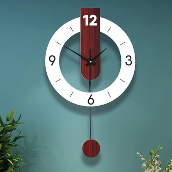 Wooden Silent Luxury Simple Wall Clock Modern Design Living Room Wall Clock Nordic Creative Relogio Parede Home Watch BA60WC
Wooden Silent Luxury Simple Wall Clock Modern Design Living Room Wall Clock Nordic Creative Relogio Parede Home Watch BA60WC