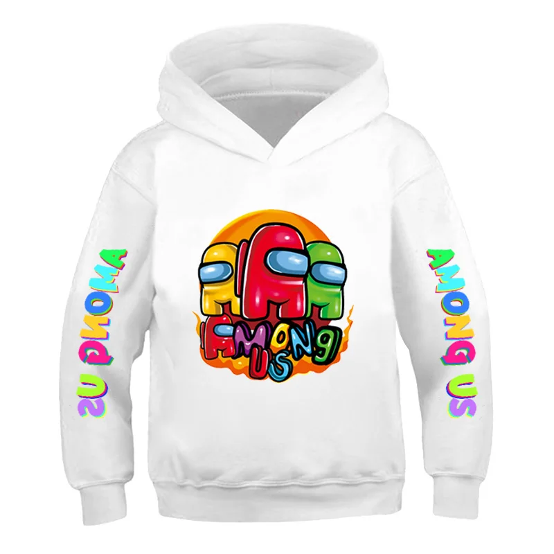Hoodie hot game Among Us boys dress as Sweatshirt girls Pullover winter warm printed top children's clothes New video games Hoodie hot game Among Us boys dress as Sweatshirt girls Pullover winter warm printed top children's clothes New video games