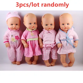13inch Doll Clothes 35CM Nenuco Ropa Accesorios Nenuco y su Hermanita 3pcs/lot Mixed Jumpsuit Dress Sleepwear Randomly
13inch Doll Clothes 35CM Nenuco Ropa Accesorios Nenuco y su Hermanita 3pcs/lot Mixed Jumpsuit Dress Sleepwear Randomly