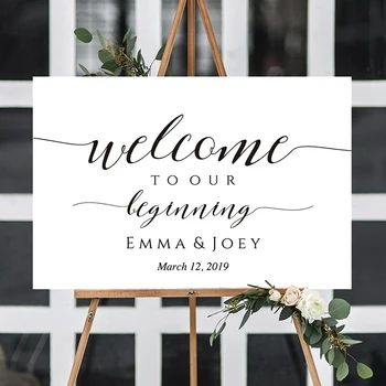 Custom Wedding Welcome Sign Decals,Welcome To Our Beginning,Custom Welcome Sign,Wedding Welcome Board Decor
Custom Wedding Welcome Sign Decals,Welcome To Our Beginning,Custom Welcome Sign,Wedding Welcome Board Decor