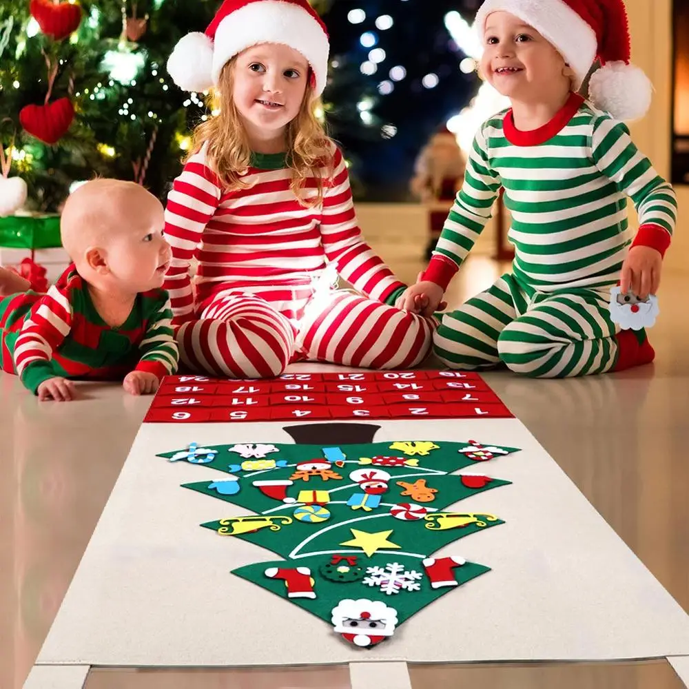 Новогодние подарки OurWarm Детские войлочные елочные украшения сделай сам для дома