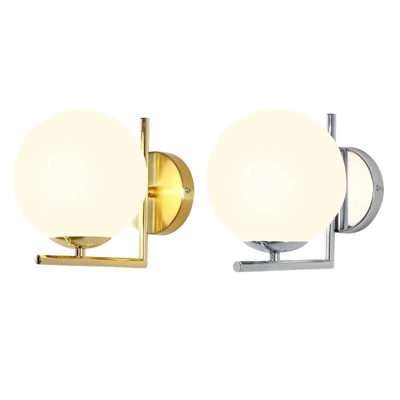 Nordic Minimalism Gold Led Bedside Wall Lamps Concise Glass Ball Study Mirror Bathroom Light Fixtures Free Shipping
Nordic Minimalism Gold Led Bedside Wall Lamps Concise Glass Ball Study Mirror Bathroom Light Fixtures Free Shipping