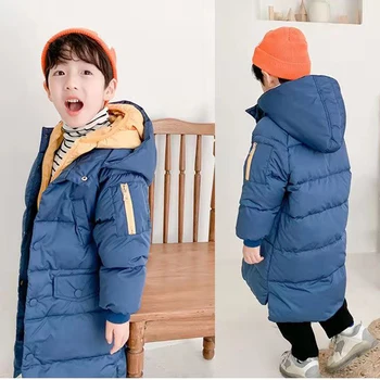 Children Warm Long Outerwear Boy Girl Autumn Winter Warm Down Hooded Coat Teenage Parka Kids Winter Parkas Size For 3-10 Year
Children Warm Long Outerwear Boy Girl Autumn Winter Warm Down Hooded Coat Teenage Parka Kids Winter Parkas Size For 3-10 Year