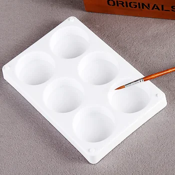 6 Wells Palette Artist Children Students Rectangle Color Mixing Tray for Artist Students Children
6 Wells Palette Artist Children Students Rectangle Color Mixing Tray for Artist Students Children