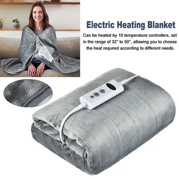 Rectangle With Timer Electric Heating Blanket Adjustable Temperature Soft Multipurpose Home Flannel Winter Warm Bedroom Washable
Rectangle With Timer Electric Heating Blanket Adjustable Temperature Soft Multipurpose Home Flannel Winter Warm Bedroom Washable