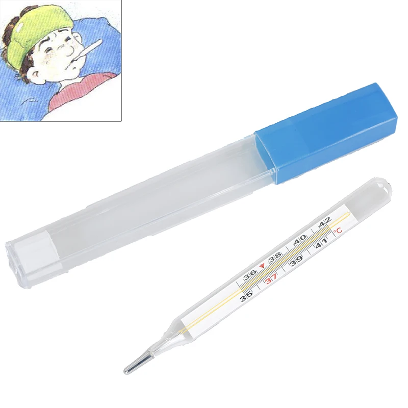 1 Pcs Large Size Screen Body Temperature Measurement Device Clinical Armpit Glass Mercury Thermometer Home Health Care Product
1 Pcs Large Size Screen Body Temperature Measurement Device Clinical Armpit Glass Mercury Thermometer Home Health Care Product