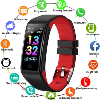 Smart Band Blood Pressure Heart Rate Monitor 0.96 inch TFT HD Color Screen IP67 Waterproof Bracelet For Android iOS C1 Plus 
Smart Band Blood Pressure Heart Rate Monitor 0.96 inch TFT HD Color Screen IP67 Waterproof Bracelet For Android iOS C1 Plus