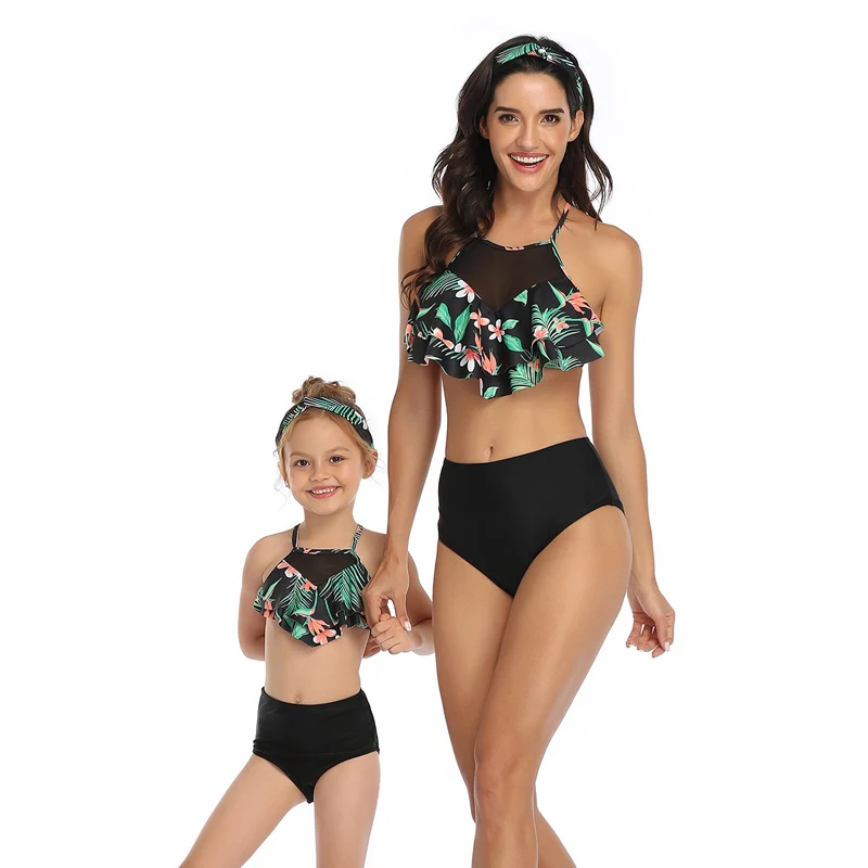 High Waist Parent-child Swimwear Women Flounce Mother Daughter Swimsuit Girl Family Matching Clothes Swimming Bathing Suit
High Waist Parent-child Swimwear Women Flounce Mother Daughter Swimsuit Girl Family Matching Clothes Swimming Bathing Suit