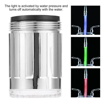Novelty Design 7 Color RGB Colorful LED Light Water Glow Faucet Tap Head Home Bathroom Decoration Stainless Steel Water Tap
Novelty Design 7 Color RGB Colorful LED Light Water Glow Faucet Tap Head Home Bathroom Decoration Stainless Steel Water Tap