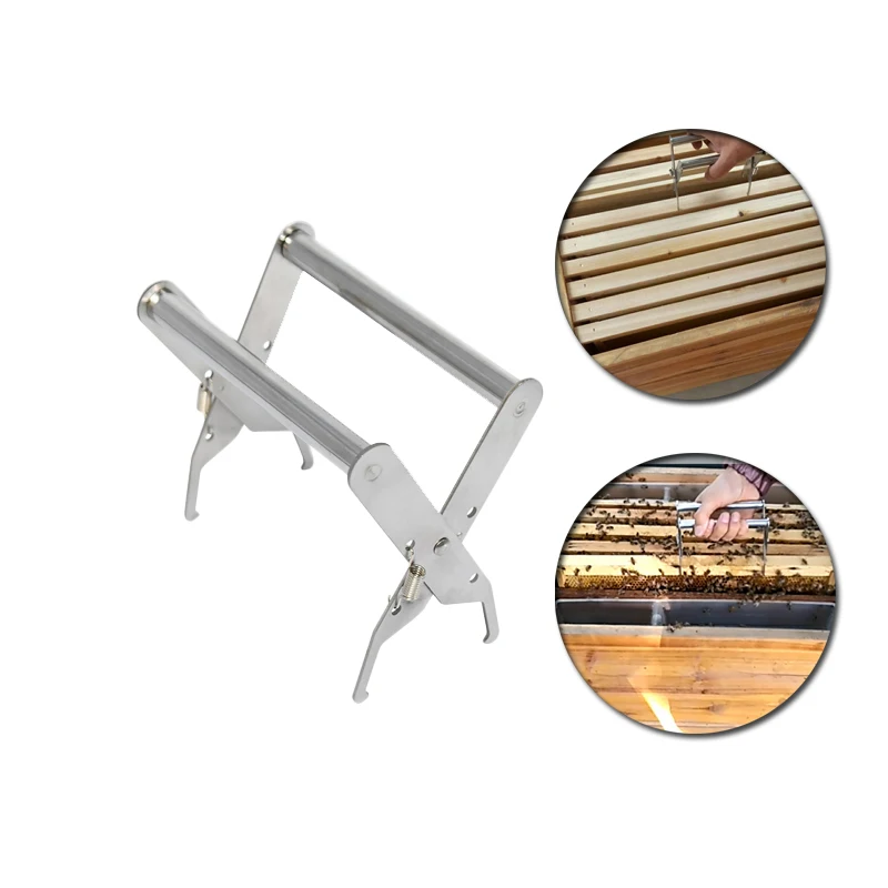 Portable Bee hive Frame Holder Stainless Steel Capture Frame Grip Beekeeping Accessories Increase Honey Bee tools
Portable Bee hive Frame Holder Stainless Steel Capture Frame Grip Beekeeping Accessories Increase Honey Bee tools